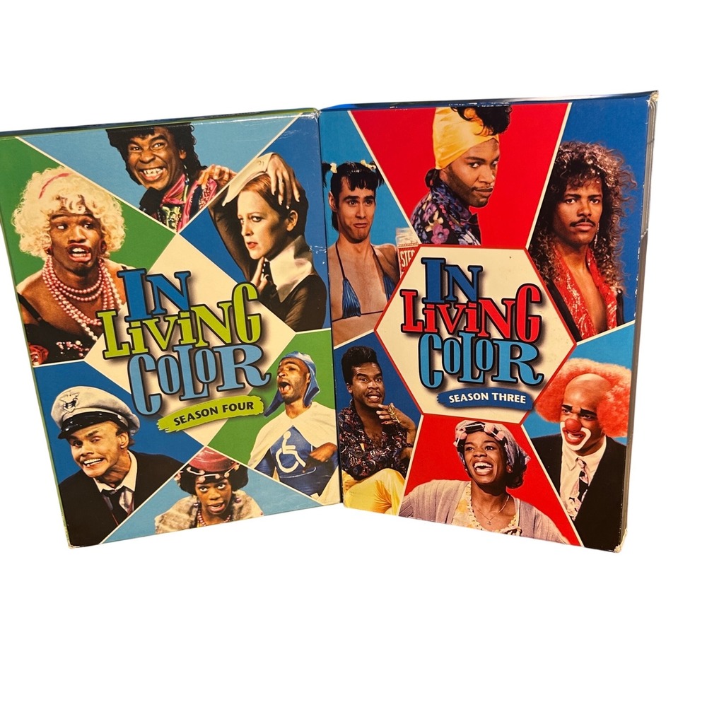 In Living Color rare Set Seasons 3-4 DVD Sets Lot Wayons Bros Jim Carrey Comedy